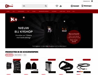 k9shop.nl screenshot