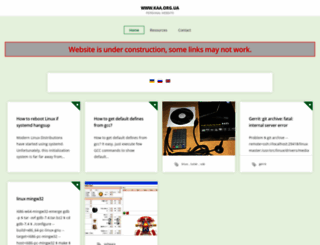 kaa.org.ua screenshot