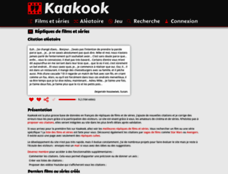 kaakook.fr screenshot