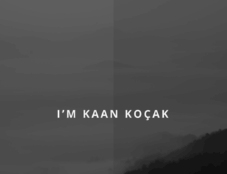 kaankocak.com.tr screenshot
