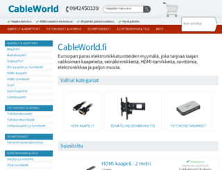 kaapelikauppa.fi screenshot