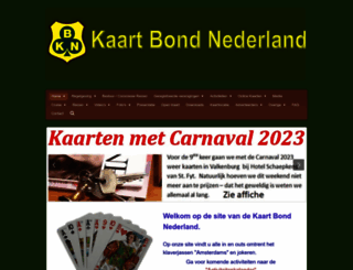 kaartbondnederland.nl screenshot