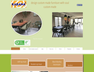 kabana-design.nl screenshot