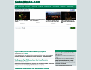 kabarimbo.com screenshot