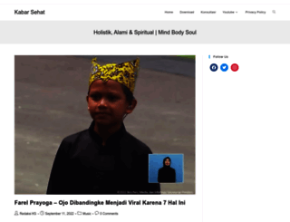 kabarsehat.com screenshot