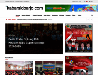 kabarsidoarjo.com screenshot