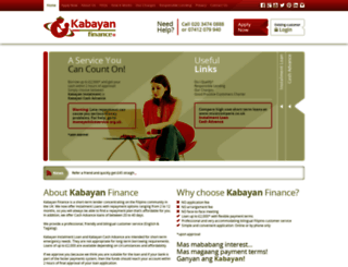 kabayanfinance.co.uk screenshot