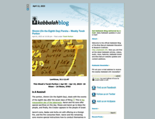 kabbalahblog.info screenshot