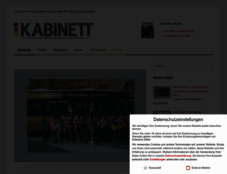 kabinett-online.de screenshot