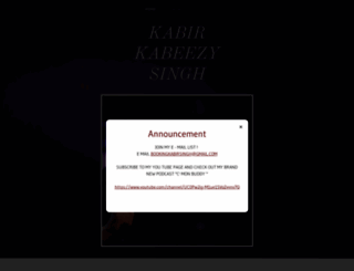 kabirkabeezysingh.com screenshot