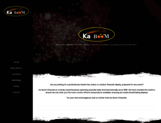 kaboomfireworks.com.au screenshot