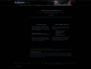 kaboomgroup.com screenshot