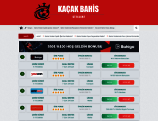 kacakbahissiteleri.com screenshot