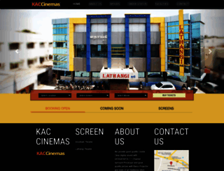 kaccinemas.com screenshot