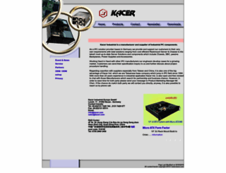 kacer.com screenshot
