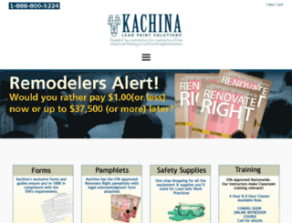 kachinacontractorsolutions.com screenshot