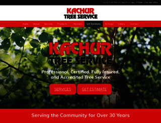 kachurtreeservice.com screenshot