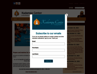kadampa-center.org screenshot