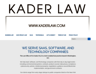 kaderlaw.com screenshot