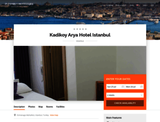 kadikoyarya.istanbulhotels365.com screenshot
