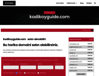 kadikoyguide.com screenshot
