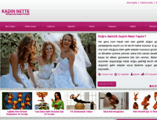 kadinnette.com screenshot