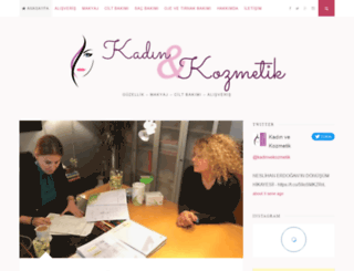 kadinvekozmetik.com screenshot