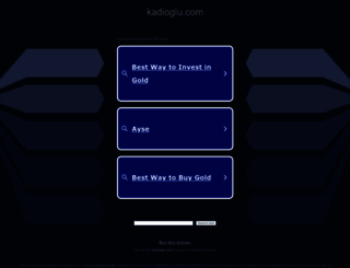 kadioglu.com screenshot