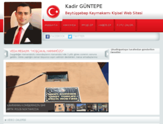 kadirguntepe.com screenshot