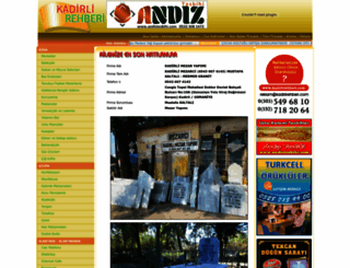 kadirlirehberi.com screenshot