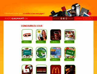 kadogagnant.ca screenshot