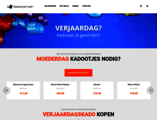 kadootjesland.nl screenshot