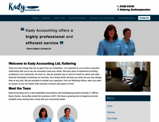 kady.co.uk screenshot