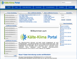 kaelte-klima-portal.de screenshot