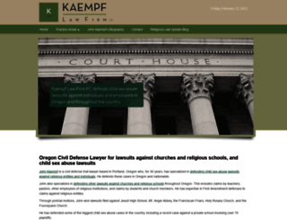 kaempflawfirm.com screenshot