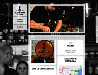 kafenio.com.au screenshot