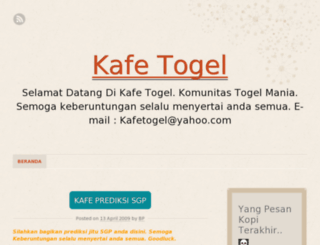 kafetogel.wordpress.com screenshot