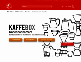kaffebox.no screenshot