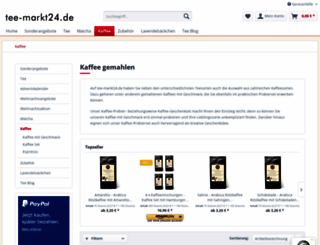 kaffee-markt24.de screenshot