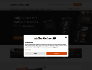 kaffee-partner.de screenshot