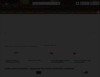 kaffee-welt24.de screenshot