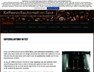 kaffeevollautomat-im-test.com screenshot