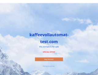 kaffeevollautomat-test.com screenshot