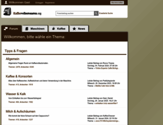 kaffeevollautomaten.org screenshot
