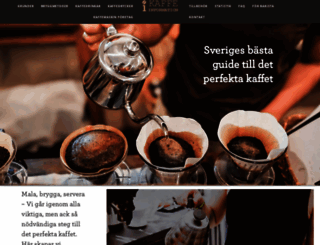kaffeinformation.se screenshot