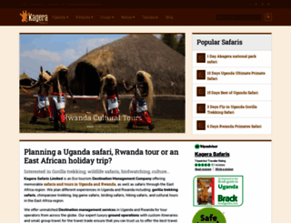 kagerasafaris.com screenshot