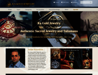 kagoldjewelry.com screenshot