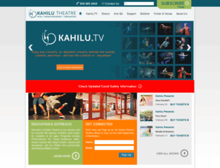 kahilutheatre.org screenshot