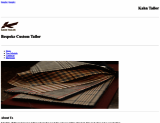 kahntailor.com screenshot
