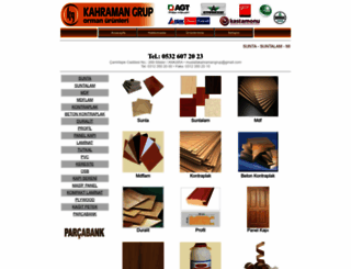 kahramangrup.com screenshot